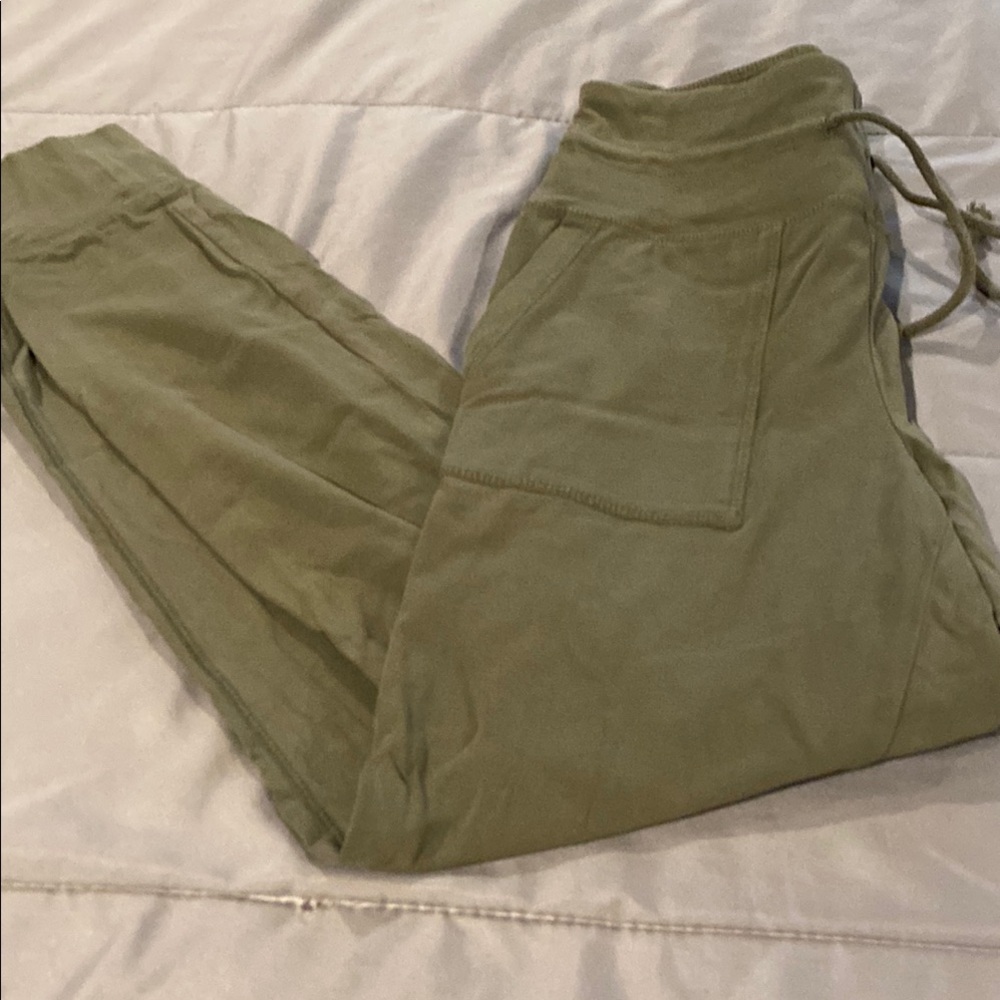 Olive Green Jogger Pants